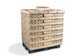 Holzbriketts rund mit Loch Palette