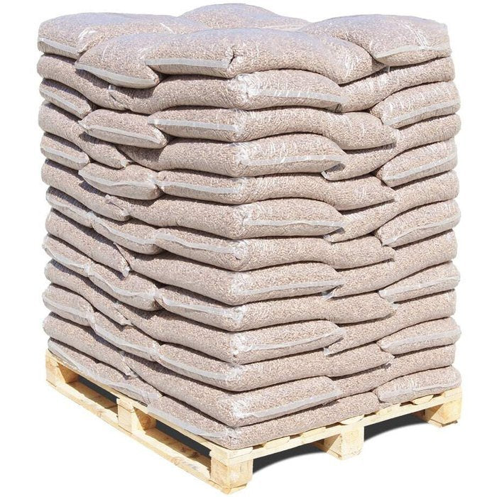 Holzpellets Hartholz Eiche 6mm, 65 x 15kg Palette