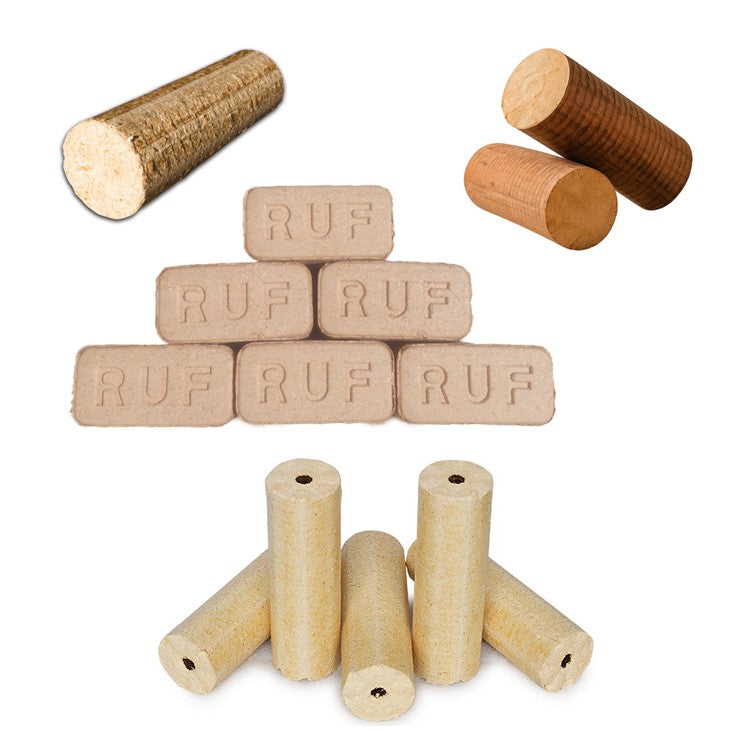 Holzbriketts Premium – Halbpalette (48×10 kg) verschiedene Sorten