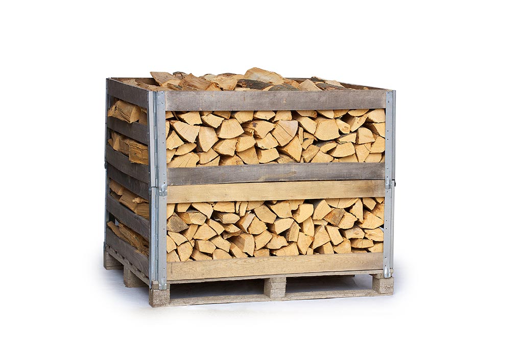 Brennholz Buche (verpackt in 1 RM bzw. 2 RM Mehrwegkiste)
