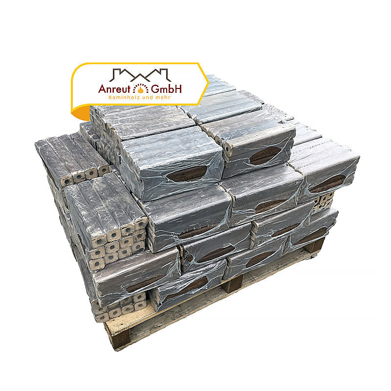 Holzbriketts „Pini&Kay“ 480kg (6,5 cm X 6,5 cm X 25 cm)