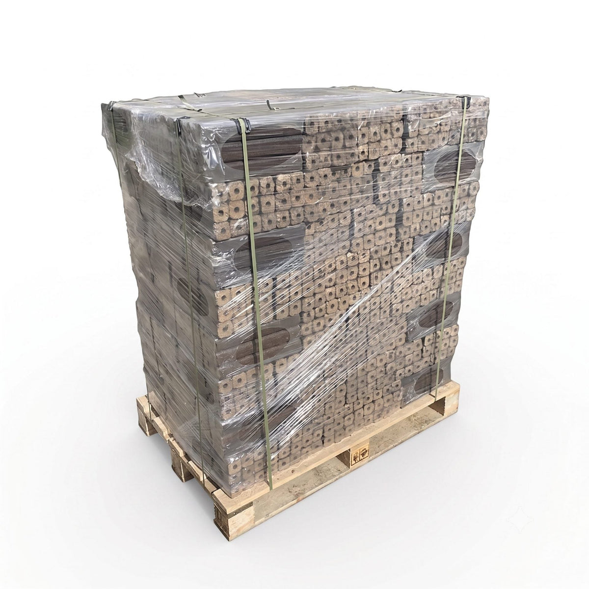 Holzbriketts „Pini&Kay“ 960kg (6,5 cm X 6,5 cm X 25 cm) Buche/Eiche