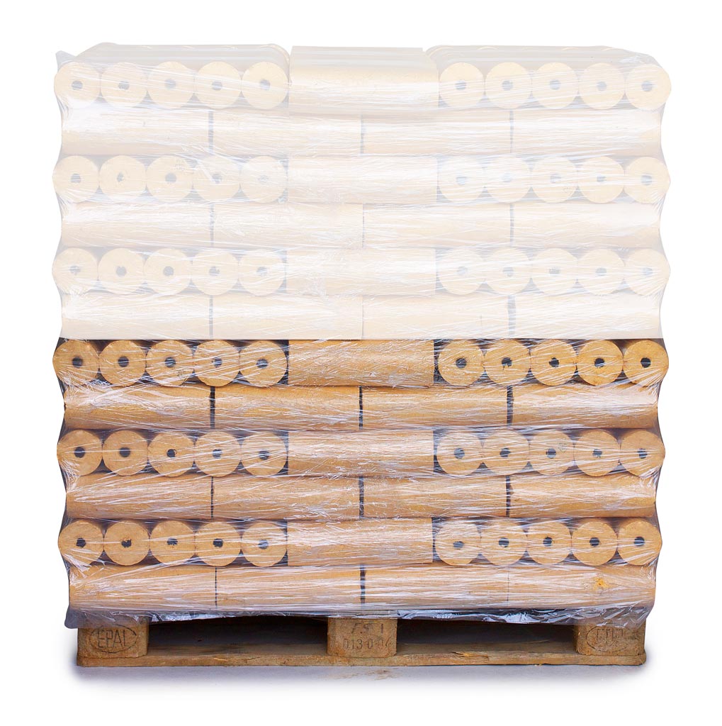 Holzbriketts Premium – Halbpalette (48×10 kg) verschiedene Sorten