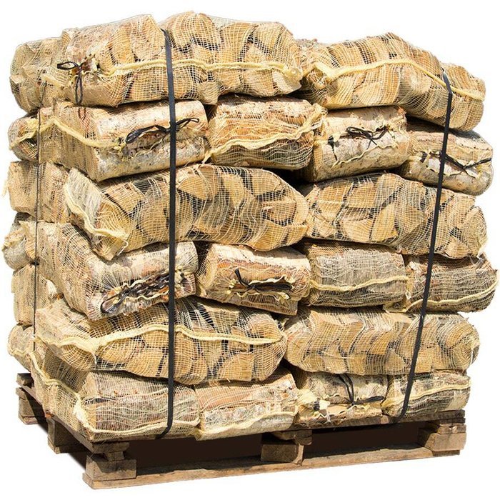 Brennholz Birke 28 cm im Sack