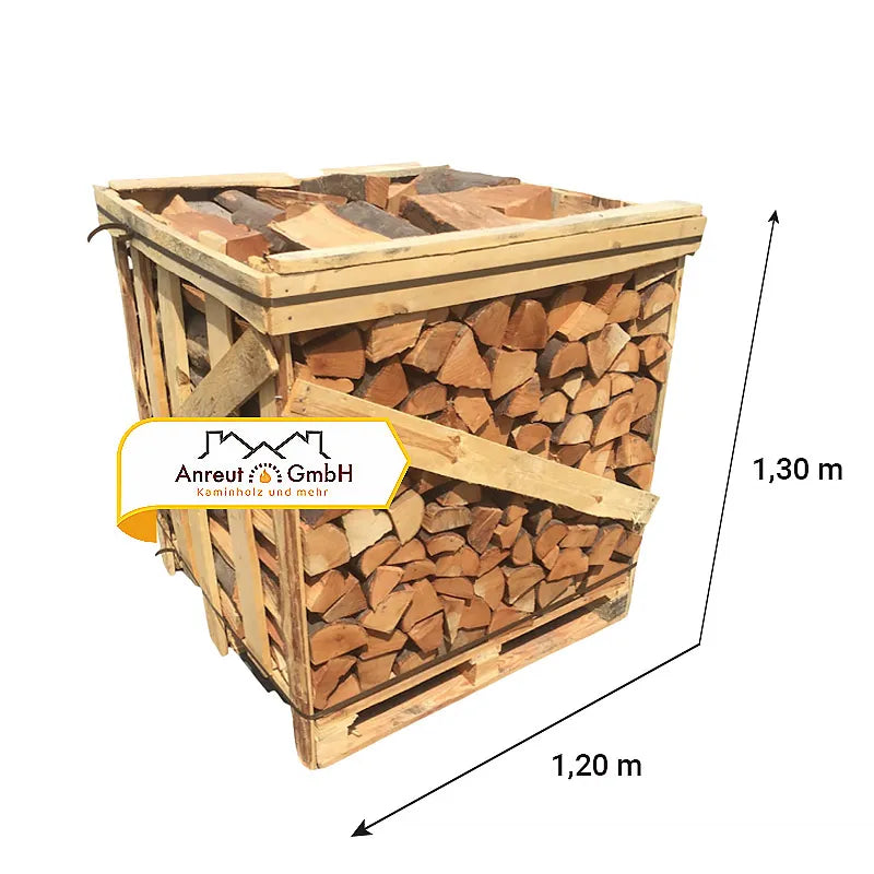 Brennholz  Buche 1,6 SRM (1 RM) kammergetrocknet